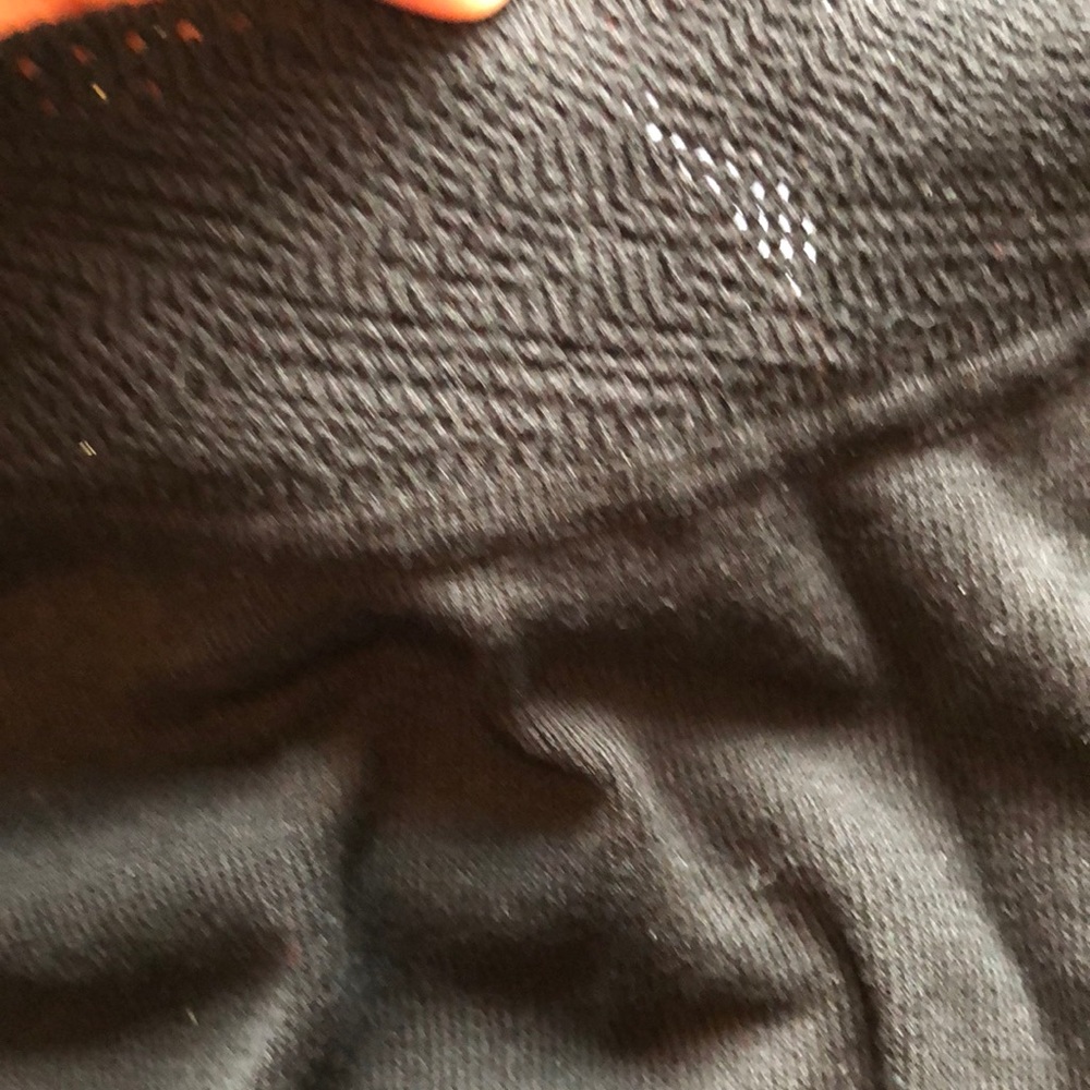 Coldwater Creek Xs Black Silk/Cotton Sweater - image 3